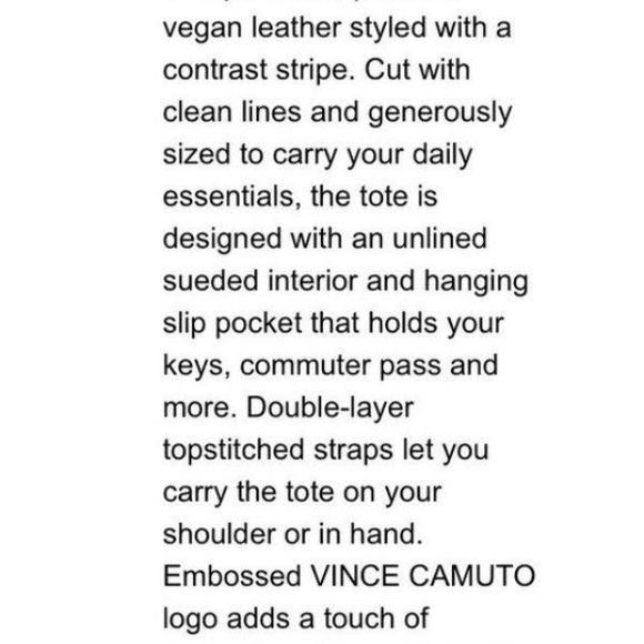 Vince Camuto Luck Tote - Picture 6 of 6